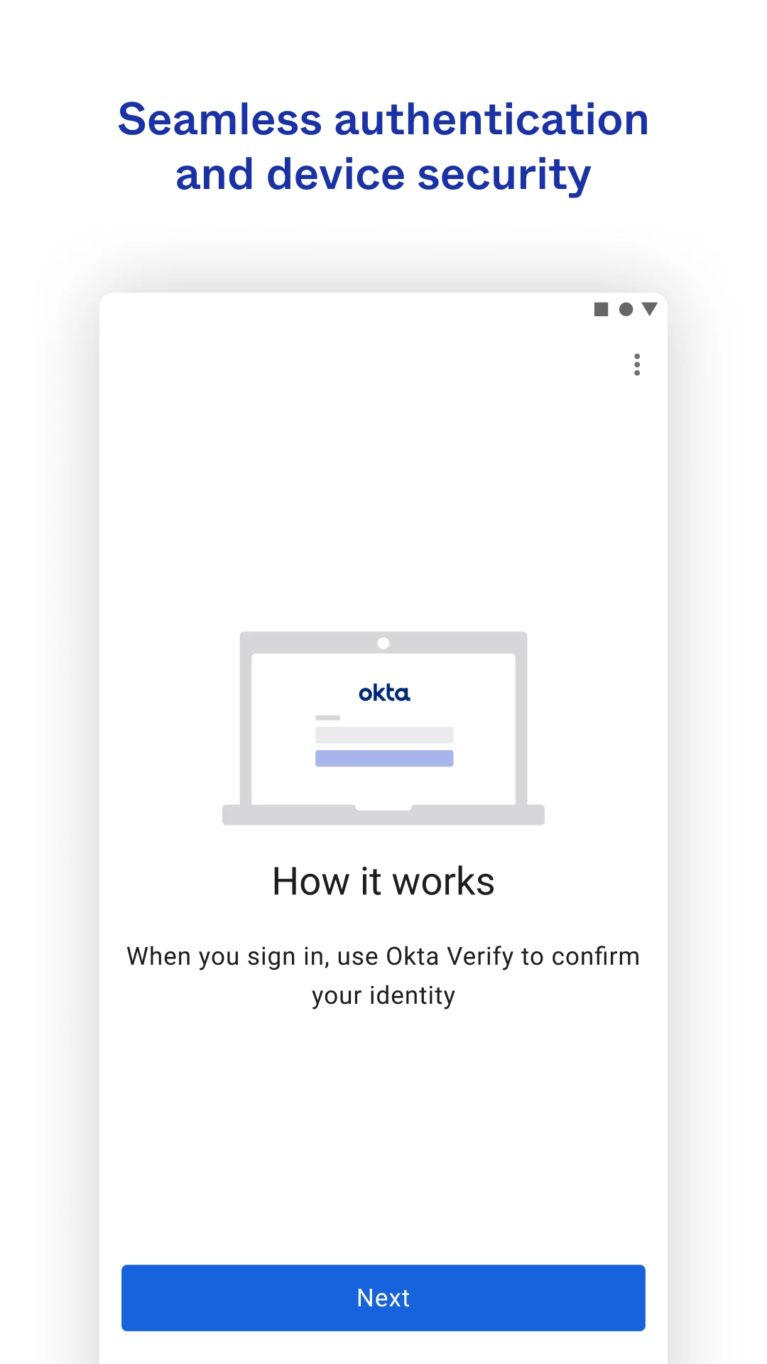 Okta Verify screenshot